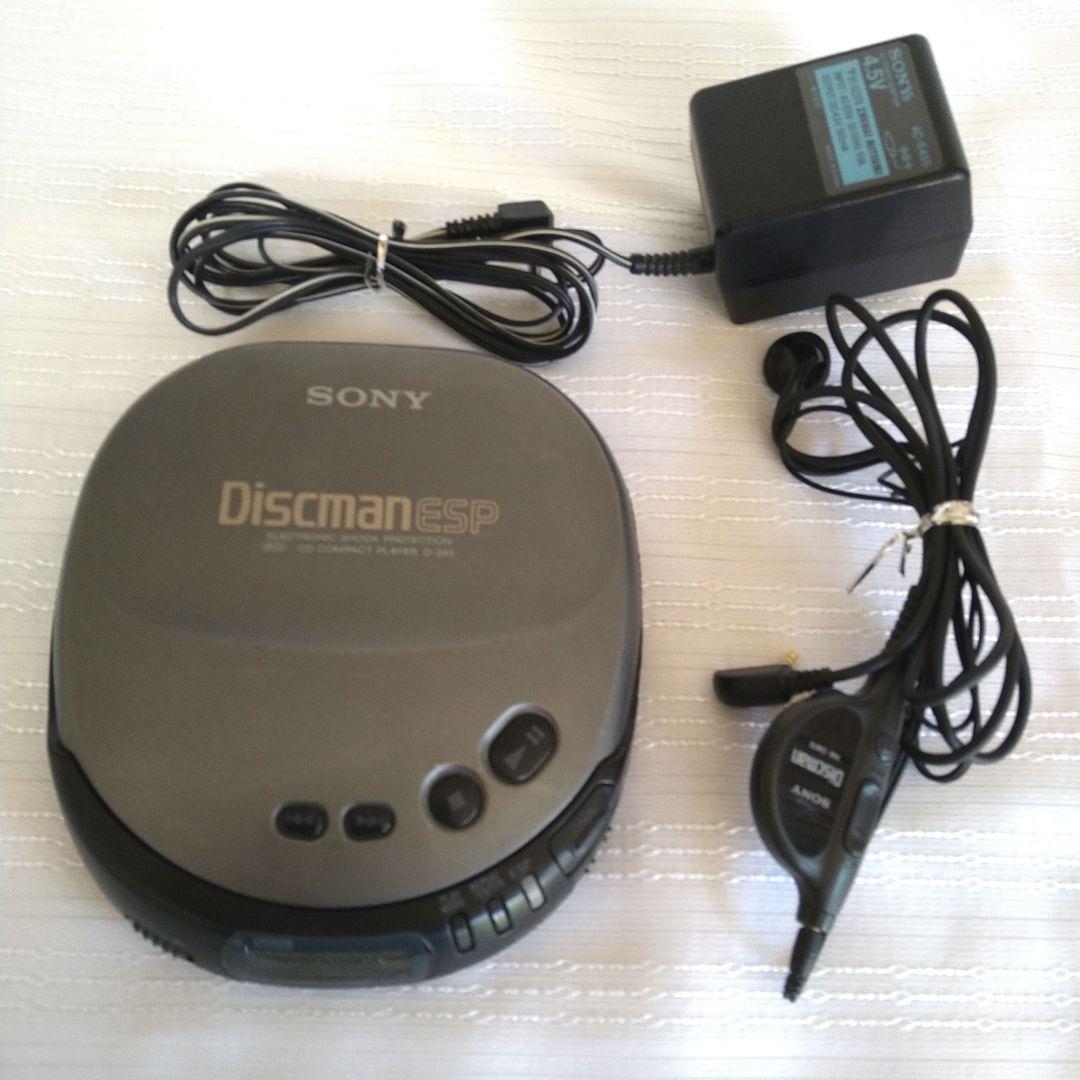 SONY DiscmanESP ポータブルCDプレーヤー D-245（☆SONY D-245