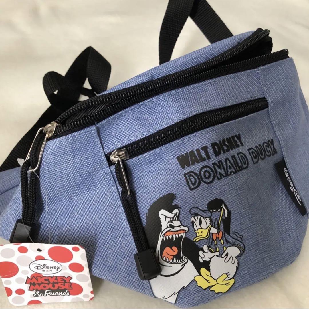 【限定品　ほぼ未使用】ディズニー ドナルドダック ボディバッグ ドナルドダック ボディバッグ ウェストポーチ ディズニー