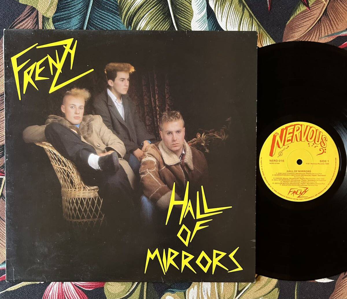 Frenzy LP Hall of Mirrors .. 1st Press UK Nervous Records