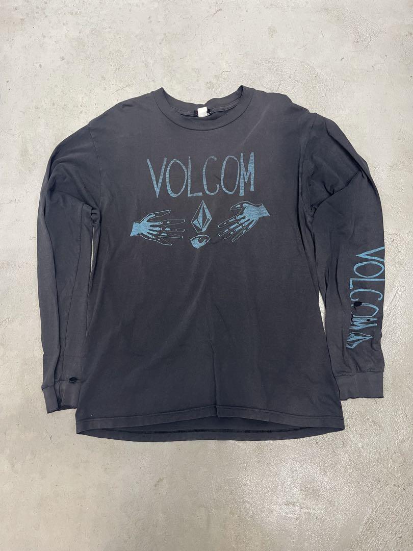 激レア　ビンテージ　Volcom ブラック ロングスリーブ Tシャツ 激レア ビンテージ Volcom ブラック ロングスリーブ Tシャツ