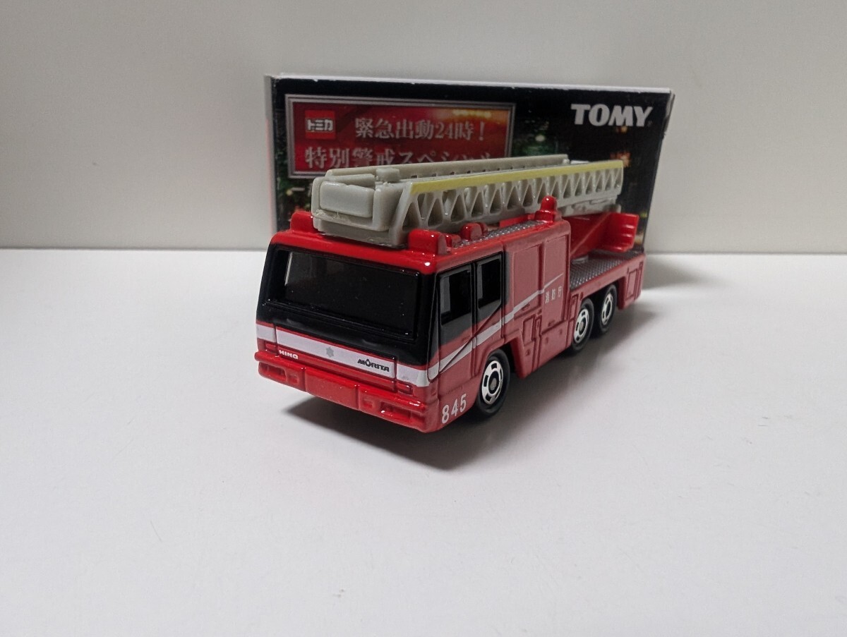 トミカくじ 日野はしご車 （トミカNo.145 名古屋市消防局 先端