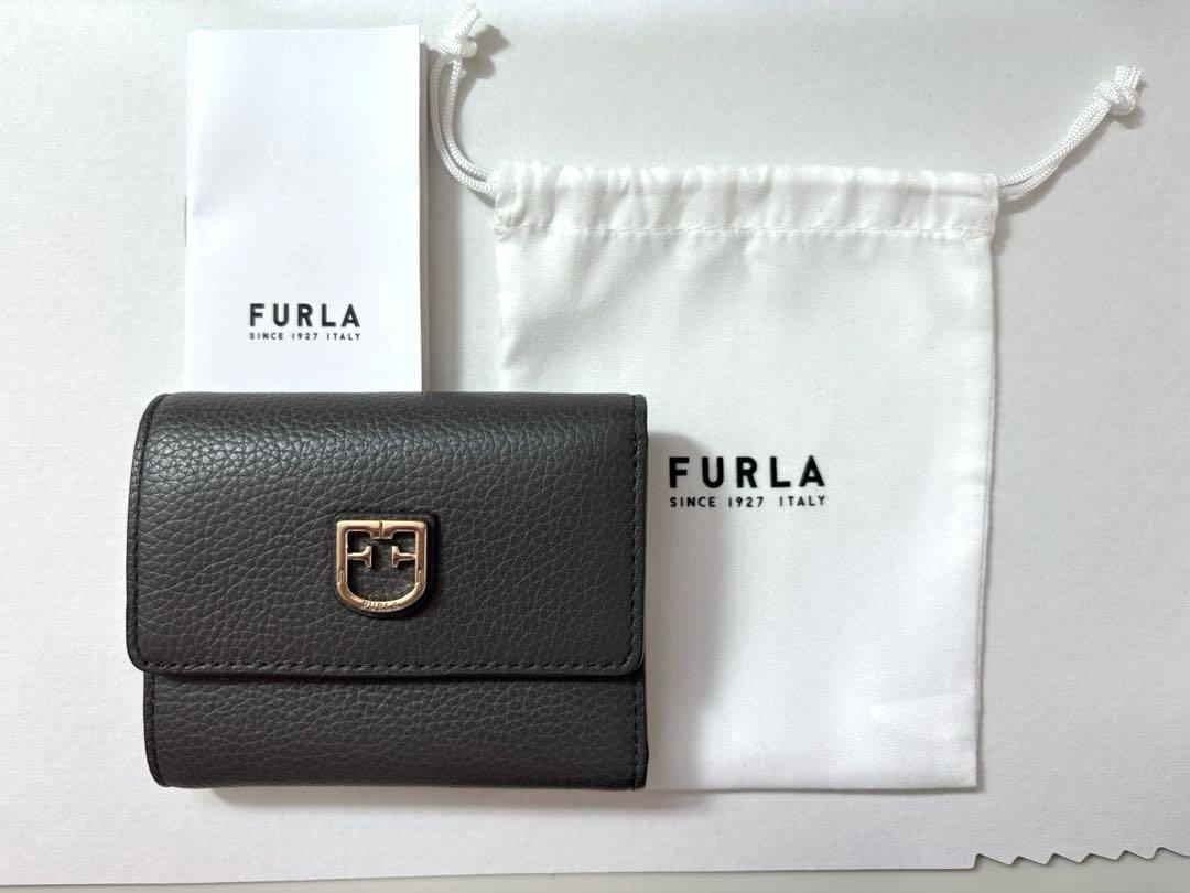 フルラ FURLA 三つ折り財布 グレー（楽天市場】フルラ FURLA 三