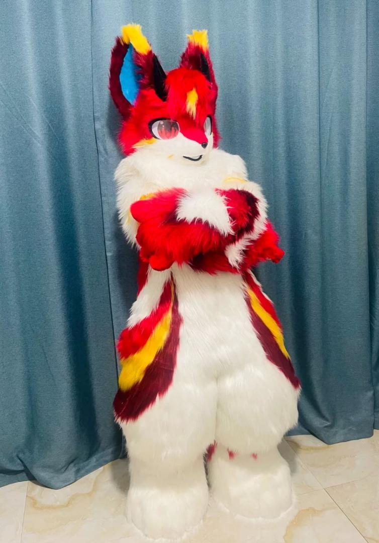 オオカミ ケモノ 着ぐるみ マスク コスプレ コスチューム 一式