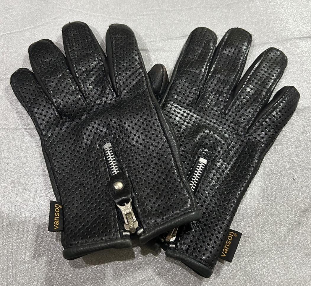 バンソン vanson レザーグローブ VANSON バンソン レザーグローブ ローパー ブラック MADE IN USA