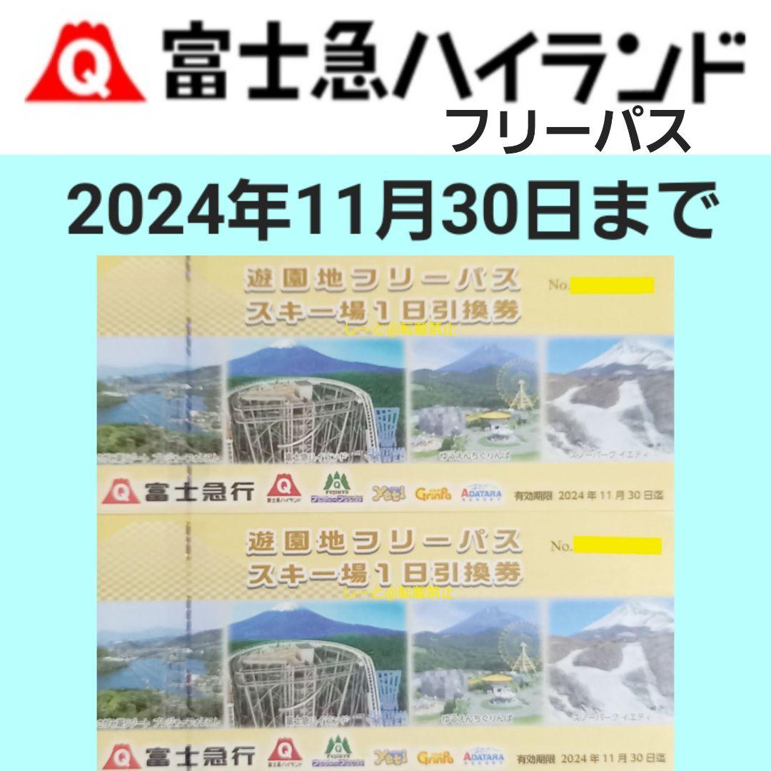 富士急ハイランドフリーパス 3枚分 富士急ハイランドセット券 | 富士山に一番近い鉄道 富士急行線