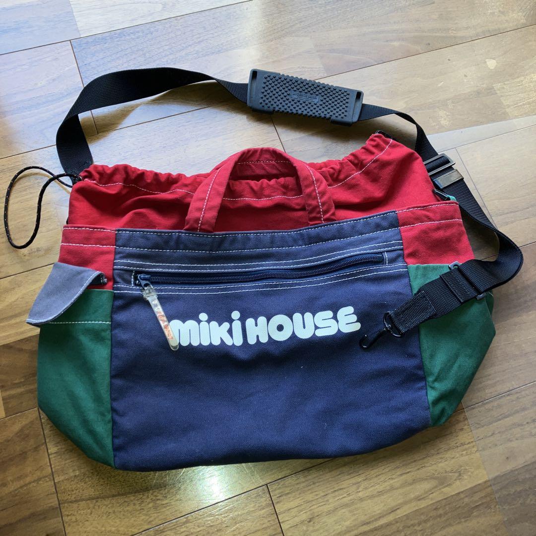 ■美品■ミキハウス■マザーズバッグ■ ミキハウス マザーズバッグ （ミキハウス mikihouse バケツ型