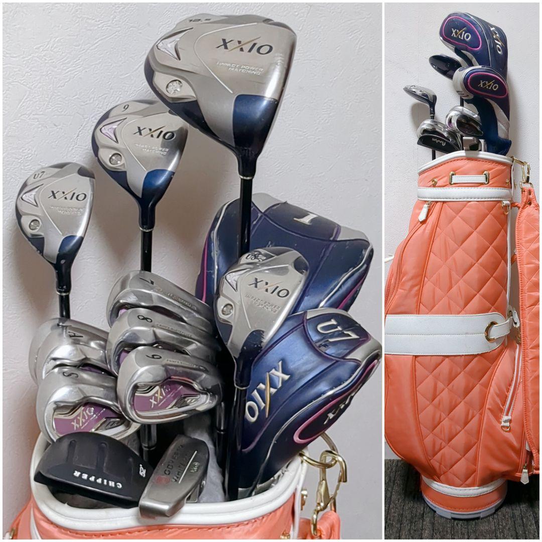 XXIO - 初心者応援 ゾフィー レディースゴルフセット 8本 XXIOバッグ かわいい MIZUNO GOLF ミズノ Efil-8 レディース ゴルフクラブセット