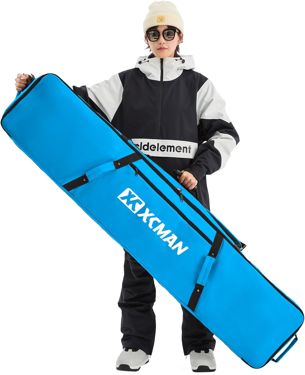XCMAN スノーボードバッグ 飛行機旅行用 - フルパッド入りスキー