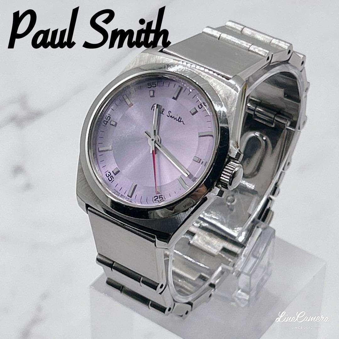 【稼働品】Paul Smith レディース腕時計　クォーツ　パープル文字盤　1P ポール・スミス 腕時計レディース /パープル｜Yahoo!フリマ（旧