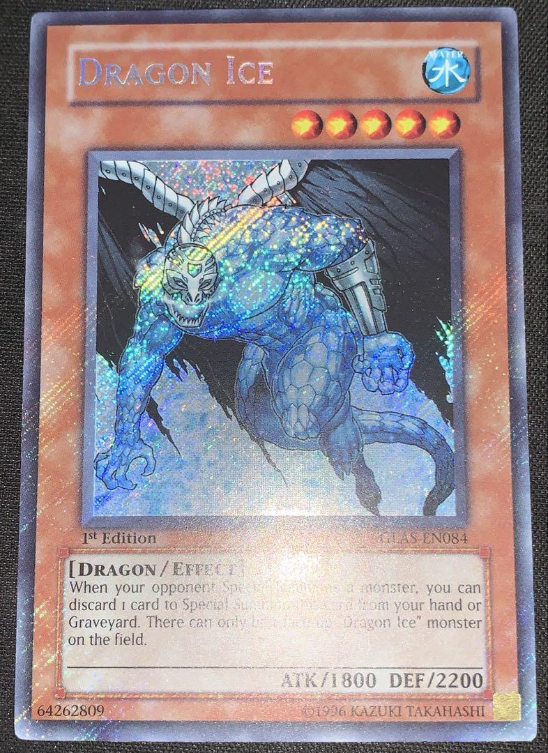 遊戯王 ドラゴンアイス シークレット 英語 英語版 1st （遊戯王