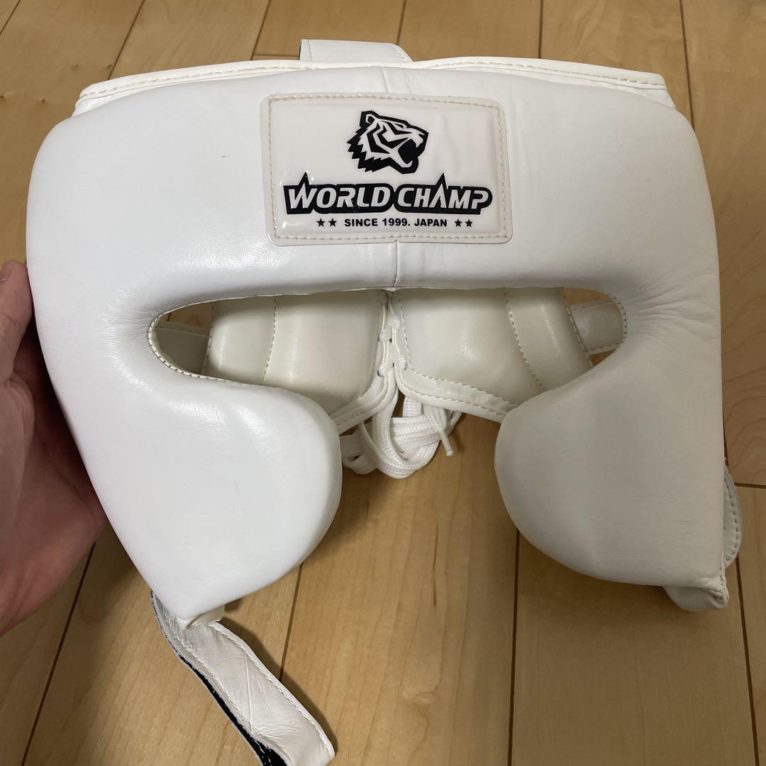 BOXER ISAMI ヘッドギア 白　Lサイズ 美品）BOXER ヘッドギア ホワイト L