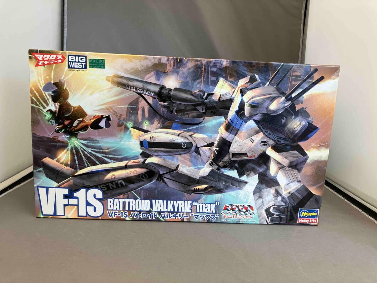 超時空要塞マクロス VF-1S バトロイド・バルキリー　当時もの プラモデル ハセガワ 1/72 VF-1S バトロイド バルキリー