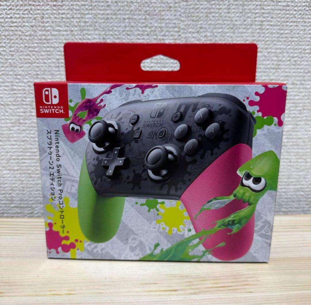 Nintendo SwitchProコントローラー　スプラトゥーン2エディション Amazon.co.jp: 【任天堂純正品】Nintendo Switch Pro
