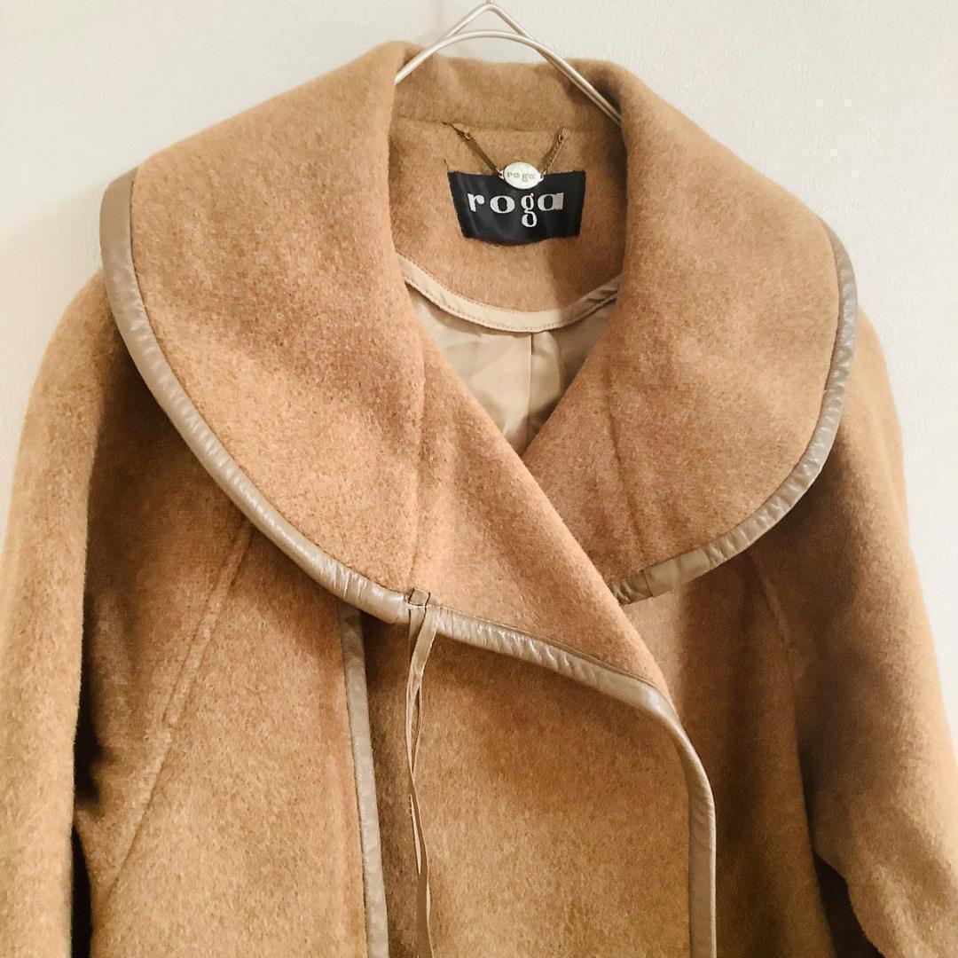 roga アルパカ混 ロングコート roga アルパカ混 ロングコート