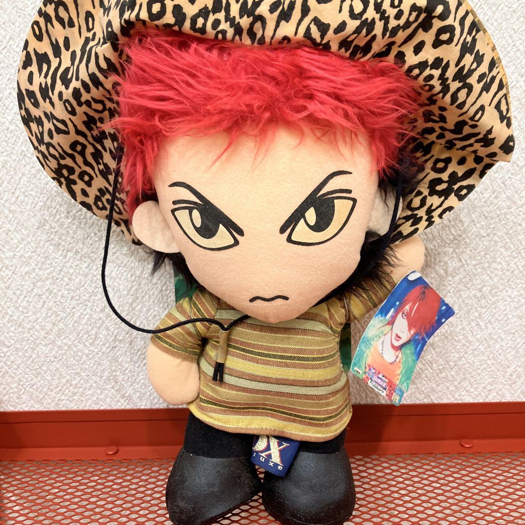 非売品】hide ぬいぐるみ カード付き 約30cm （hide ぬいぐるみ
