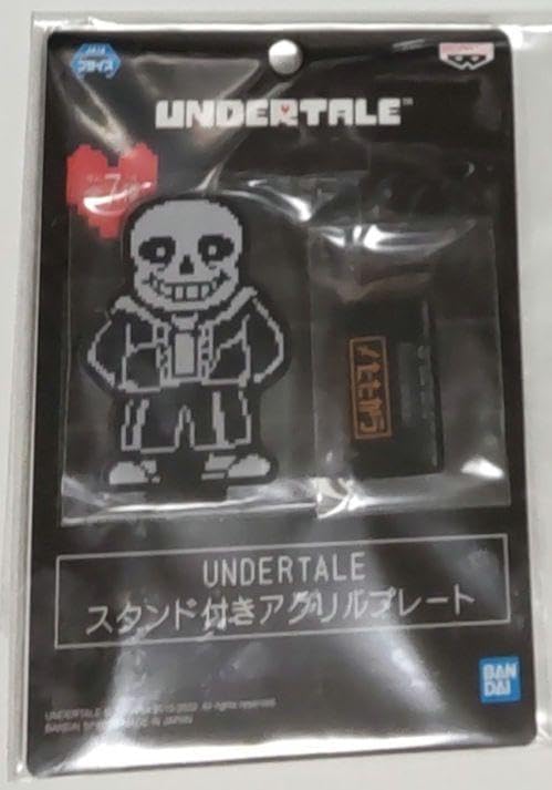 undertale アンダーテール サンズ スタンド付きアクリルプレート
