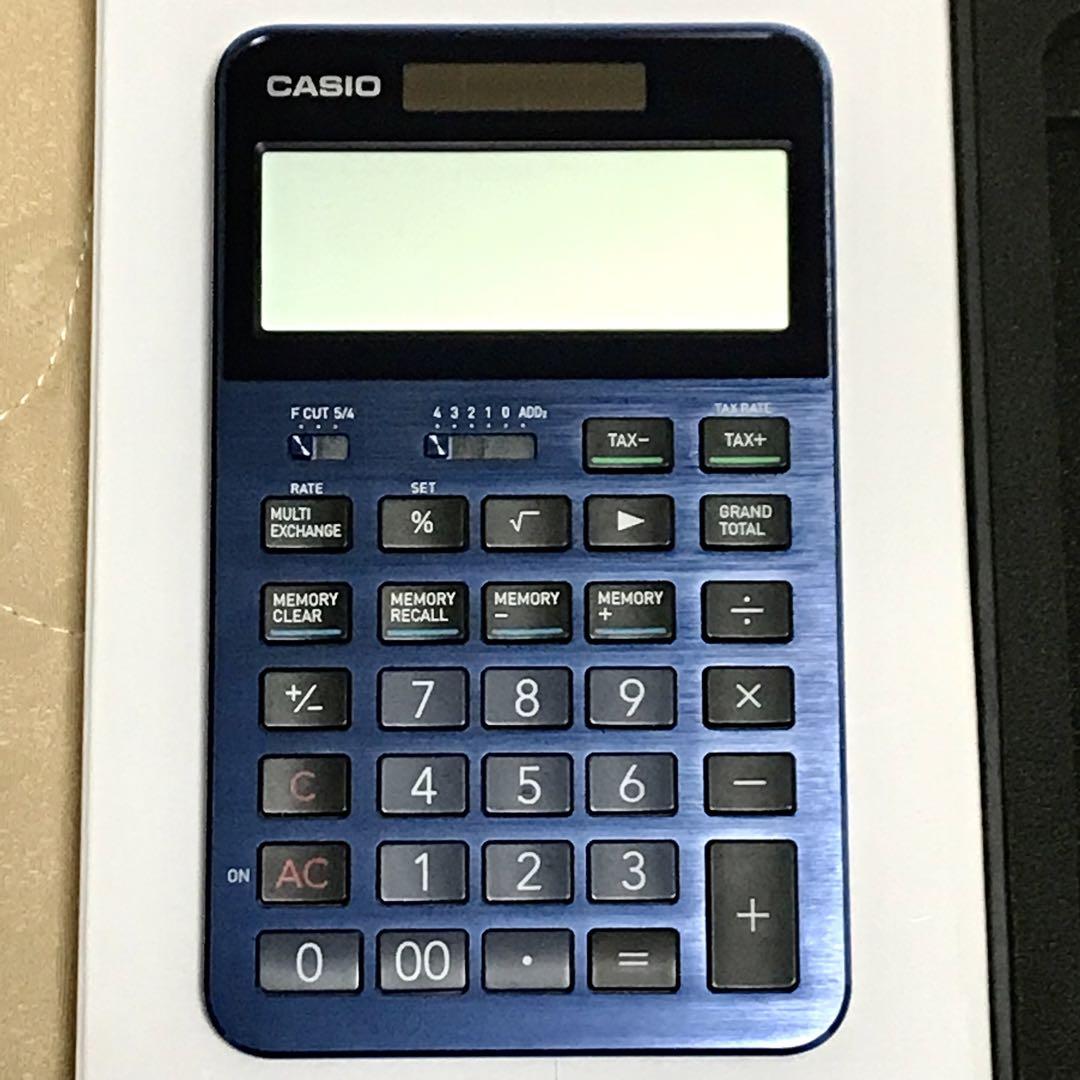 S100 CASIO プレミアム電卓　ブルー 3万円もするカシオプレミアム電卓「S100」シリーズは誰が買っ
