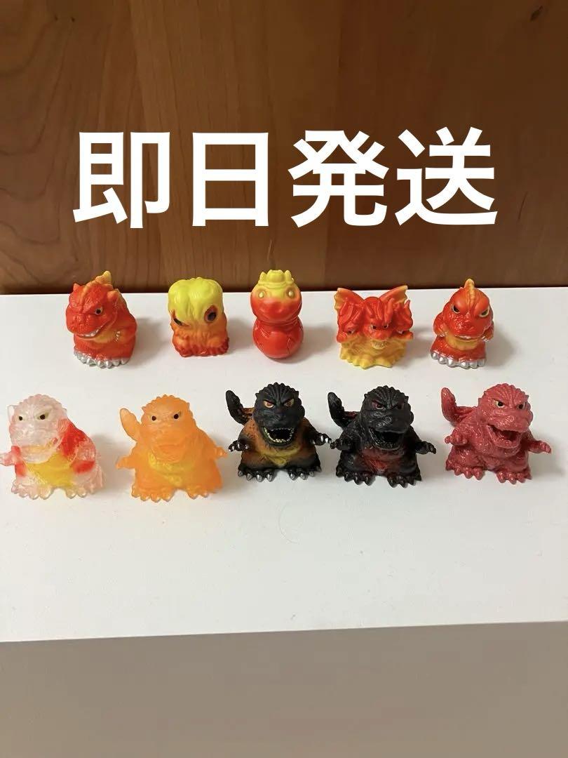 ゴジラ ミニソフビクロニクル バーニングレッド　全10種セット 4月11日(金)より販売開始】【プレックス】ゴジラ ミニソフビ