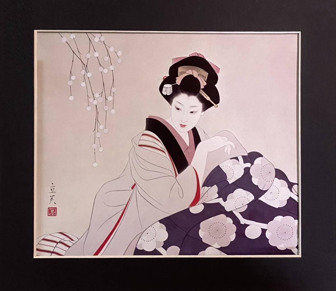 志村立美、冬―絵草紙、希少限定版、美品、大判、新品高級額付 i-img1200x900-