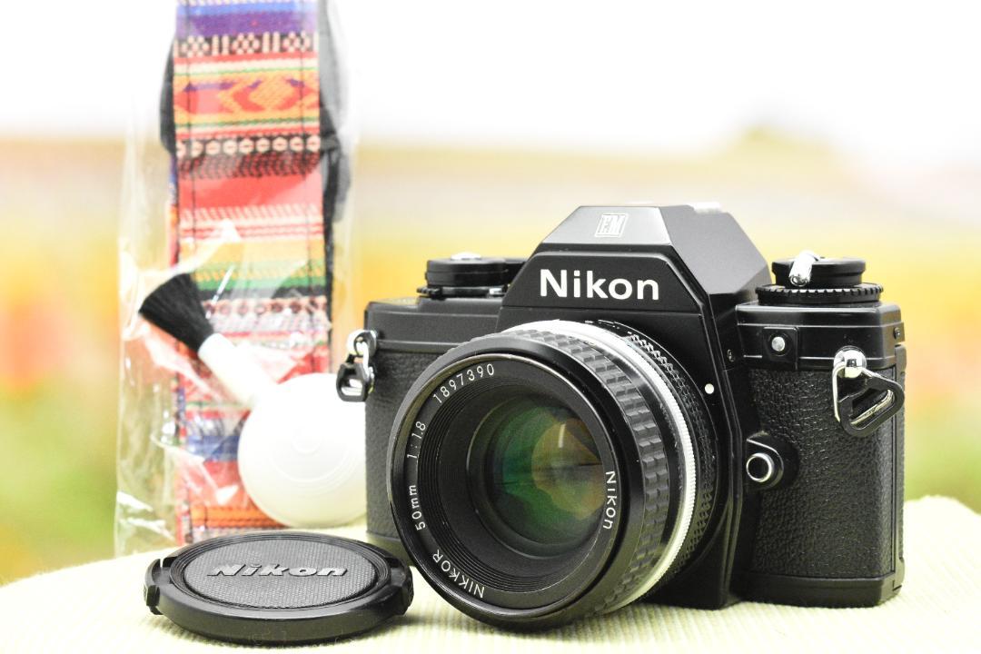 整備済 美品】ニコン Nikon EM + 50mm F1.8 Ai（Nikon - 【 整備