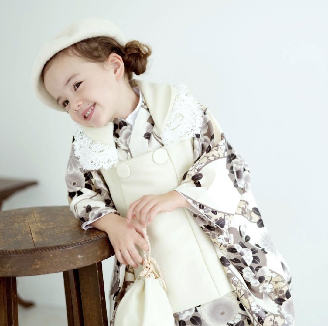 美品 utatane ウタタネ 七五三 着物 3歳 女の子 被布セット