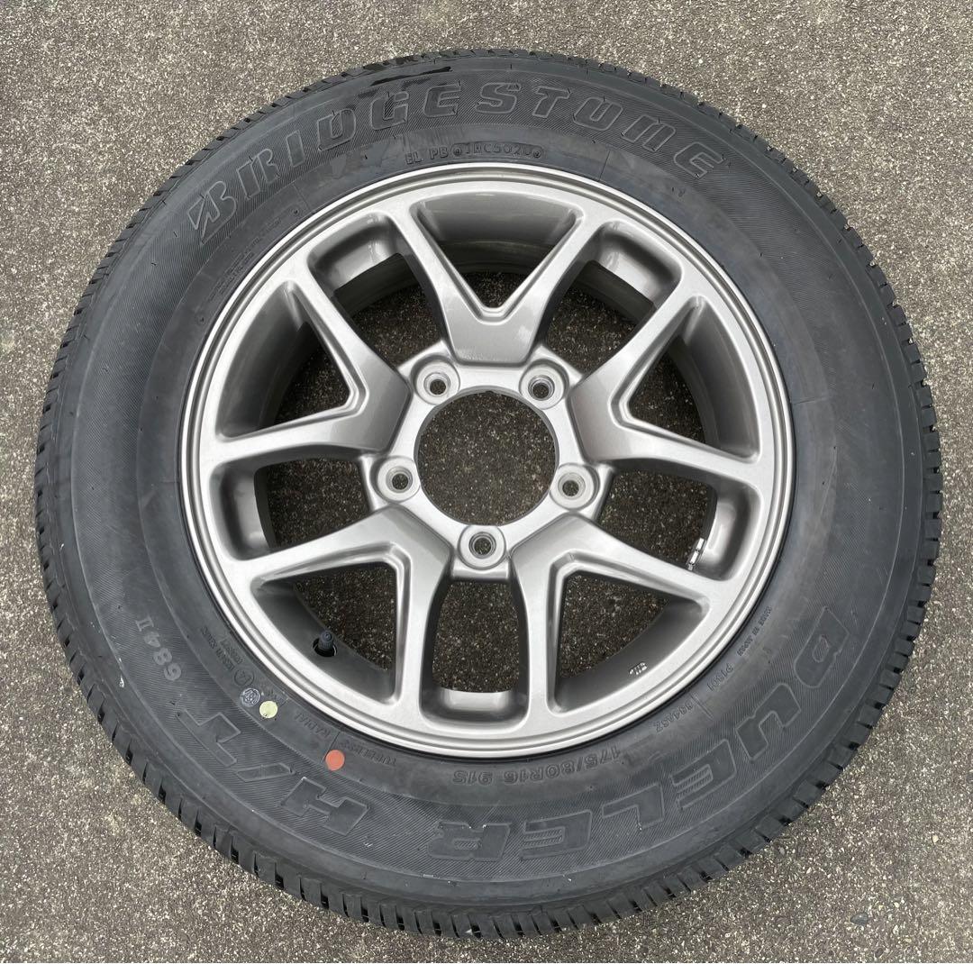 JB64 純正　アルミホイール　1本 トーヨータイヤ - ジムニーJB64 純正ホイール+TOYOオープン