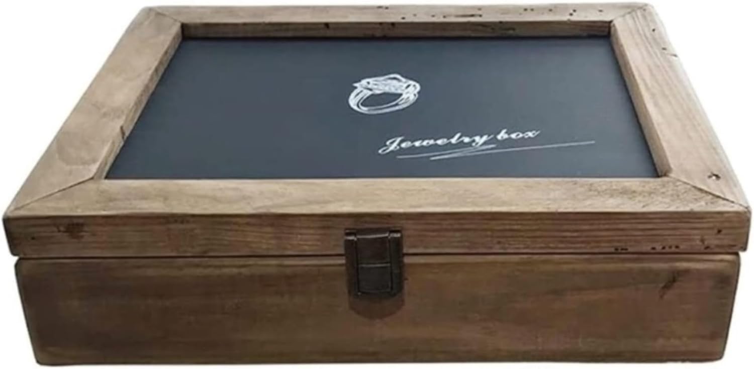⭐さくら(オーダー品)♥️アンティーク収納BOX⭐DIY◼️--145 メイクボックス ツガの化粧ボックス 木製 置き型 化粧品 収納
