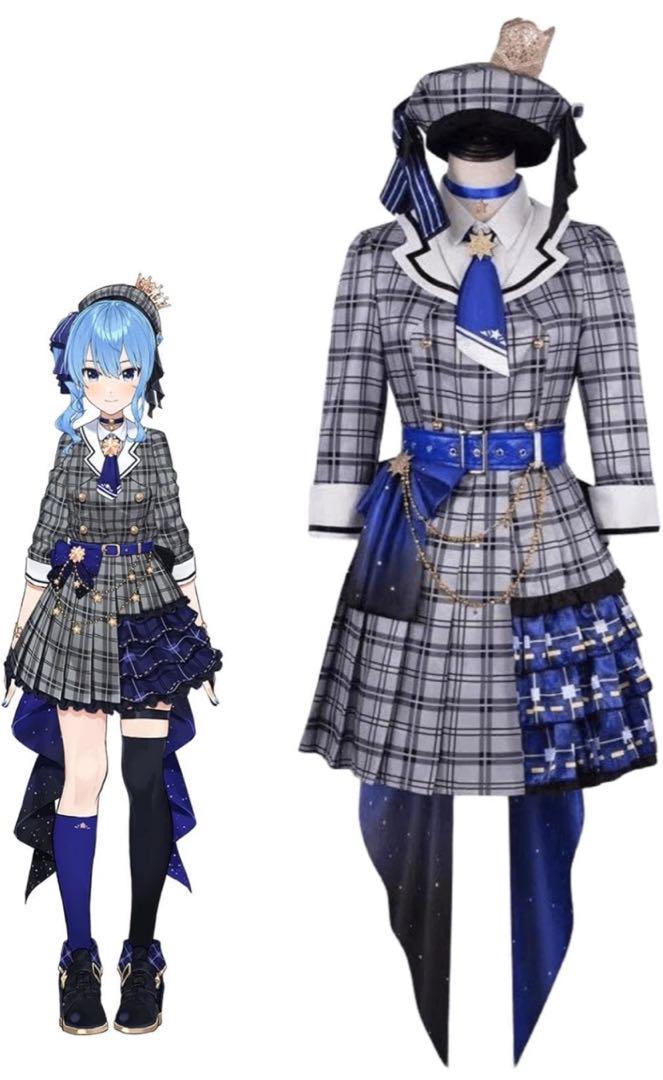 ホロライブ　星街すいせい　普段着風　アイドル・ライブ　コスプレ衣装　Vtuber VTuber hololive（ホロライブ） 星街すいせい 普段着風アイドル