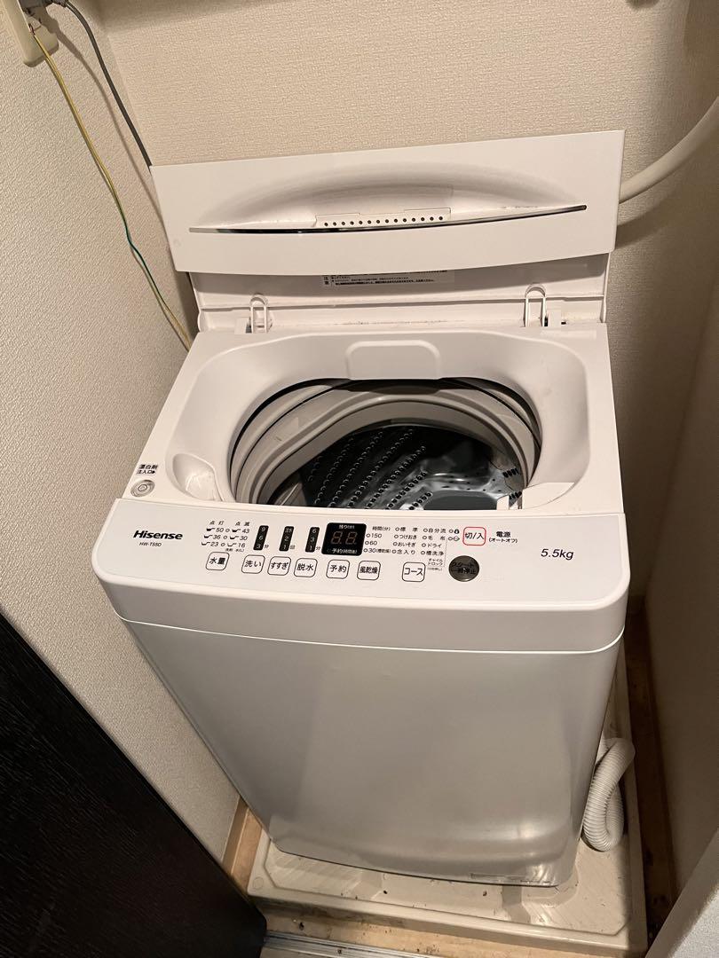 30日迄!2020年製Hisense 5.5㎏ 洗濯機【HW-T55D】 Hisense 洗濯機 HW-T55D 5.5kg 取扱説明書付き（ハイセンス HW
