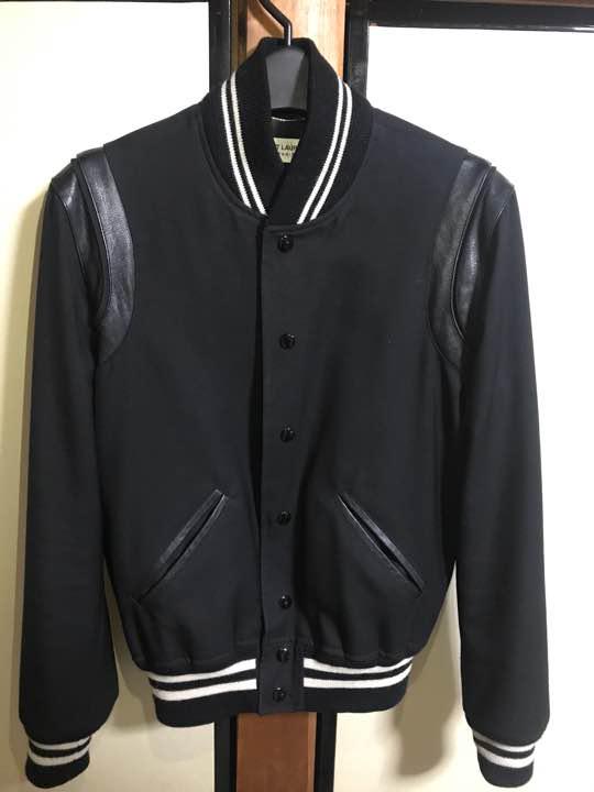 サンローラン テディ スタジャン 黒 SAINT LAURENT (サンローラン) TEDDY JACKET (テディジャケット