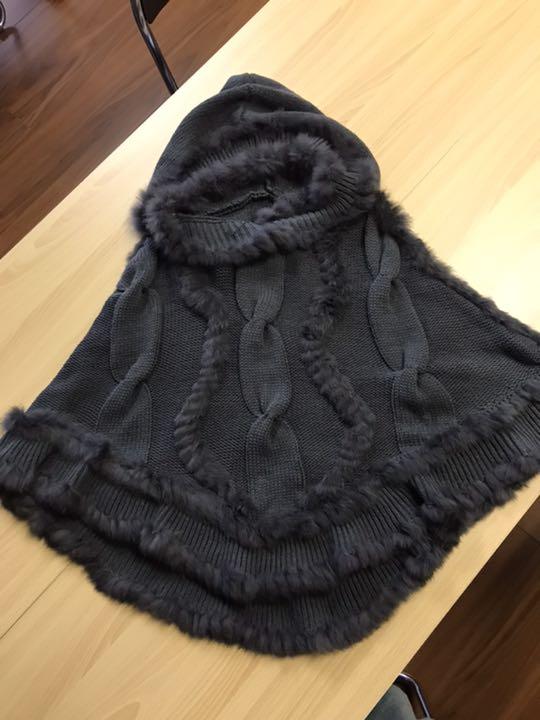 ラビットファーポンチョ （楽天市場】卒業式 服 母 40代 ニット