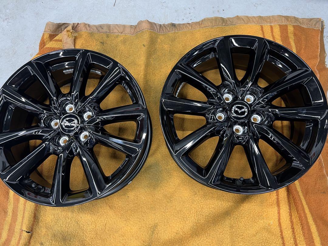 マツダ純正ホイール MAZDA3 18インチ7J +45 114.3新車外し