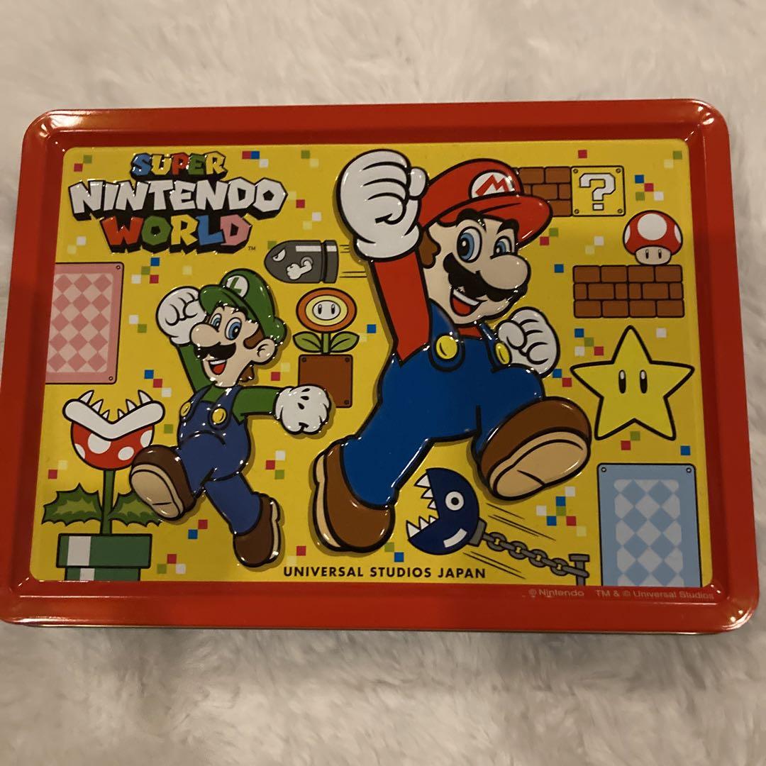 ユニバ マリオ お菓子缶 USJ （USJ - USJ マリオ クッキー缶の