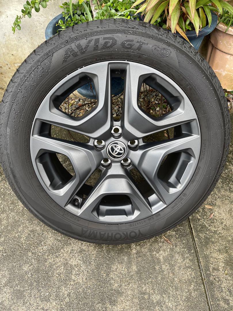 ※ちゅうやん様ご成約TOYOTA トヨタ RAV4 アドベンチャー　純正ホイール TOYOTA トヨタ RAV4 MXAA54 Adventure 純正 19インチ ホイール 4