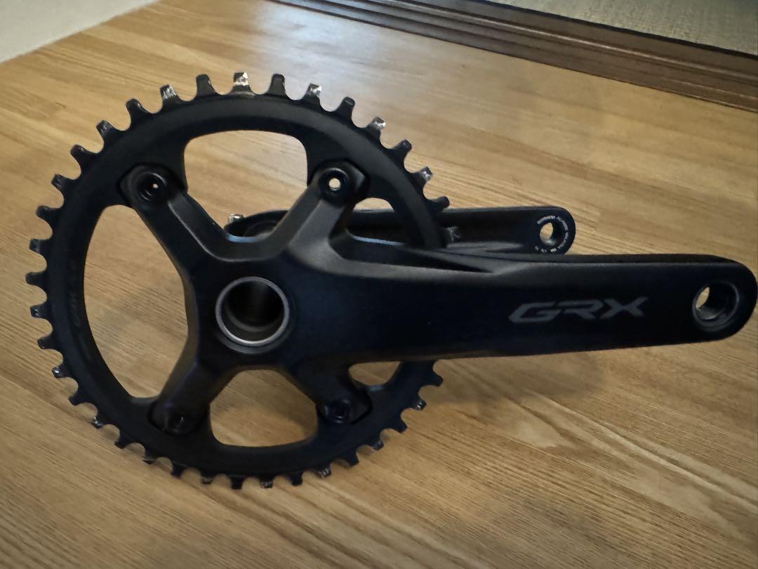 GRX600 クランクアーム 170mm GRX クランクセット 黒 アルミニウム製 FC-RX600 170mm 40T