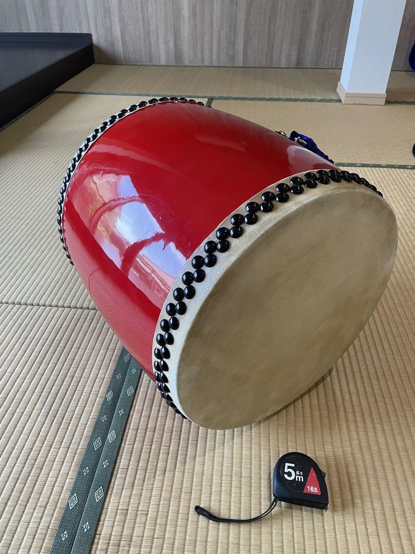 和太鼓(バチ付) （☆応援太鼓 柄付き太鼓 手持ち太鼓 和太鼓