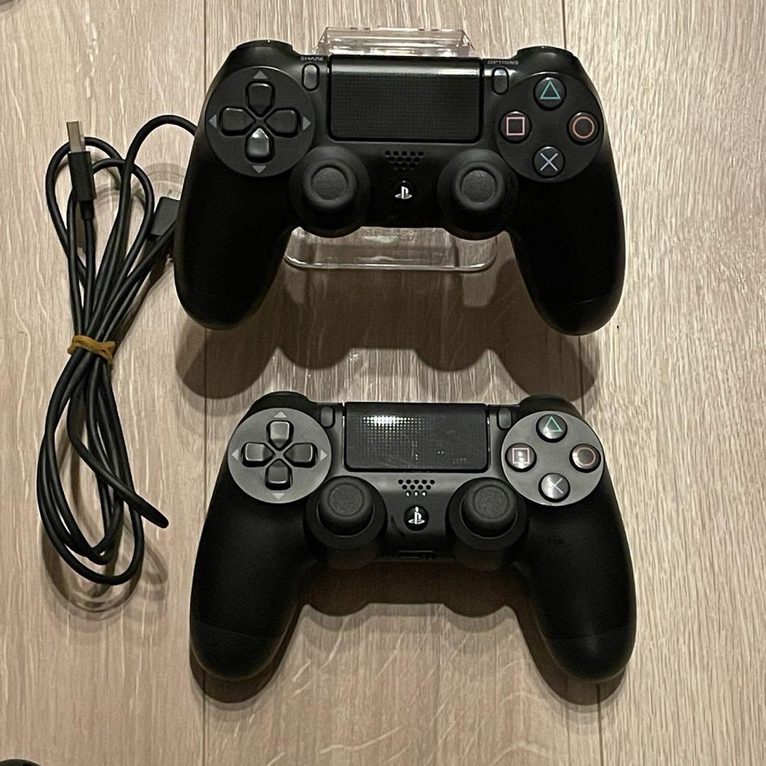3点セット PS4 デュアルショック4 純正品 コントローラー （ゲオ