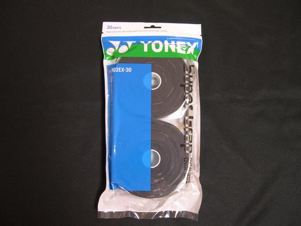 ■ヨネックス（YONEX） グリップテープ■30本 (白15本＋黒15本) YONEX（ヨネックス）グリップテープ（ウェット）30本入り（黒