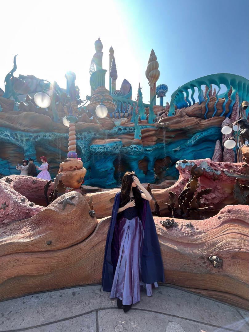ディズニー ヴァネッサ コスプレ（アリエルにポップコーンをねだ