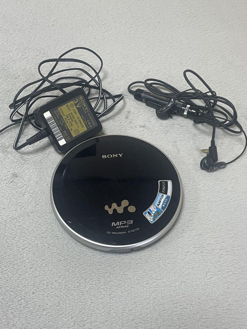動作確認済 SONY CDウォークマン ポータブルCDプレイヤー D-NE730 ポータブル CD プレイヤー SONY D-NE730-P ピンク CD