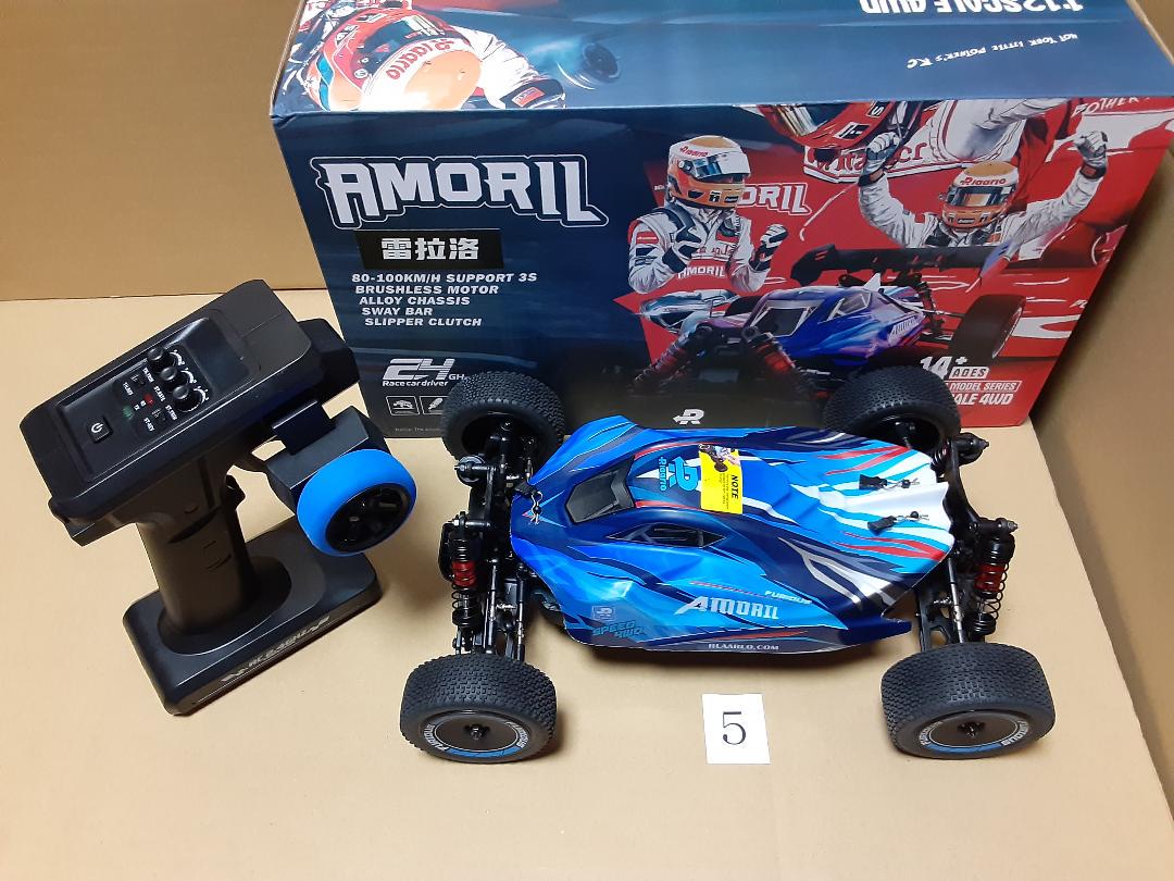 【ジャンク新品】RLAARLO AM-X12 4WD ブラシレスモーター ⑦ 青 ジャンク新品】RLAARLO AM-X12 4WD ブラシレスモーター ⑤ 青