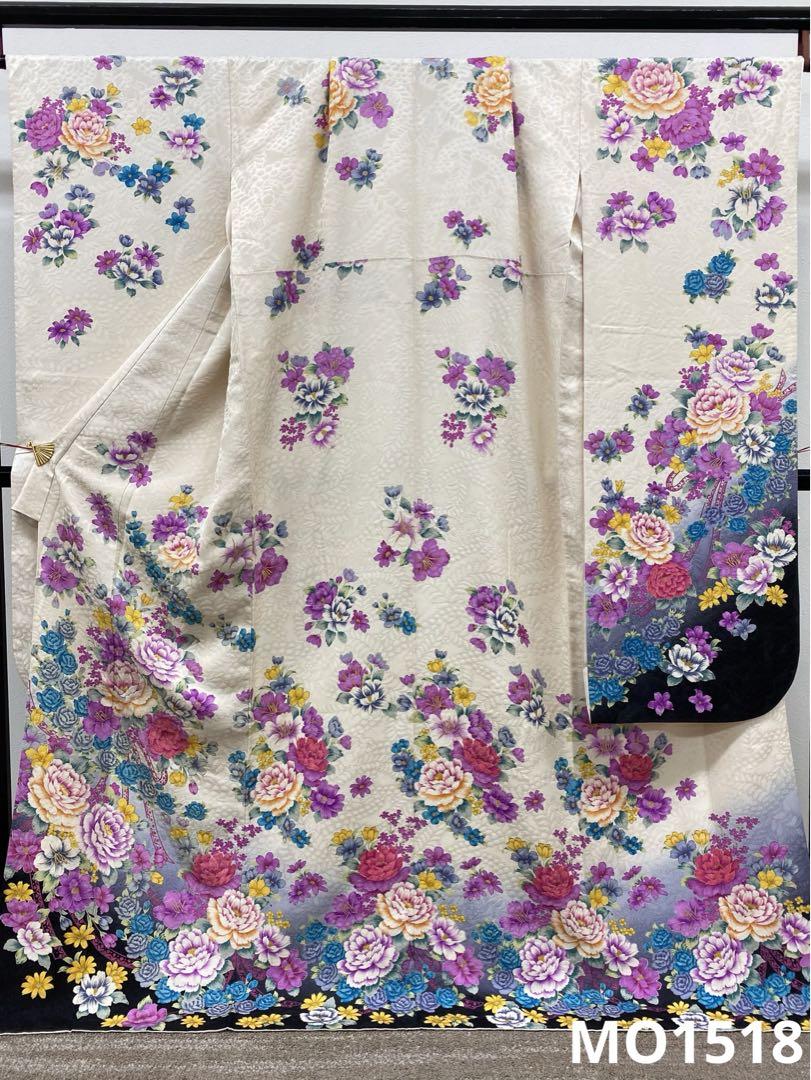 振袖 豪華 銀通し 金彩 紋意匠 身丈170cm 振袖 豪華 銀通し 刺繍 金彩 紋意匠 百合 身丈166cm