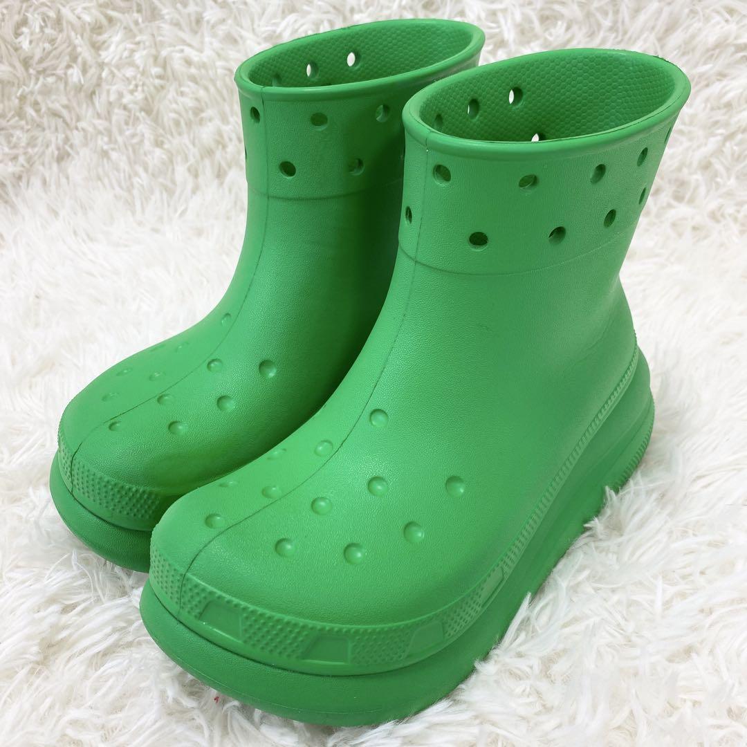 クロックス　パドルブーツ　クラッシュブーツ　レインブーツ　グリーン 楽天市場】クロックス crocs【メンズ レディース ブーツ】Crush
