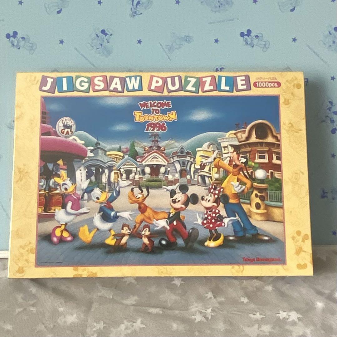 ディズニーランド　ジグソーパズル　1000ピース トゥーンタウン 未開封】ディズニー ジグソーパズル ディズニーランドトゥーン