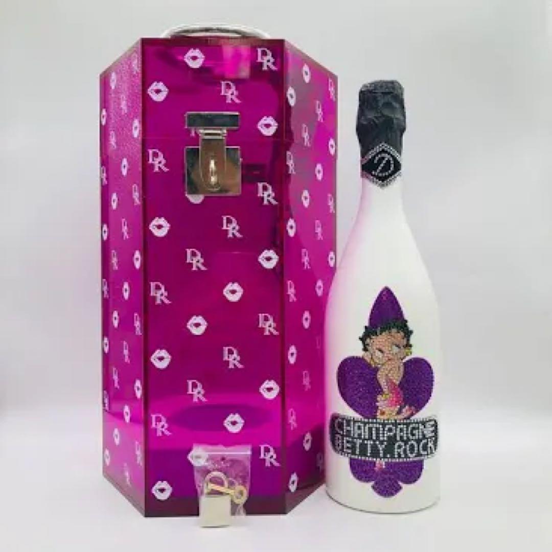 Betty Rock シャンパン パープルボックス BETTY.ROCK CLEAR PURPLE - シャンパンD.ROCK