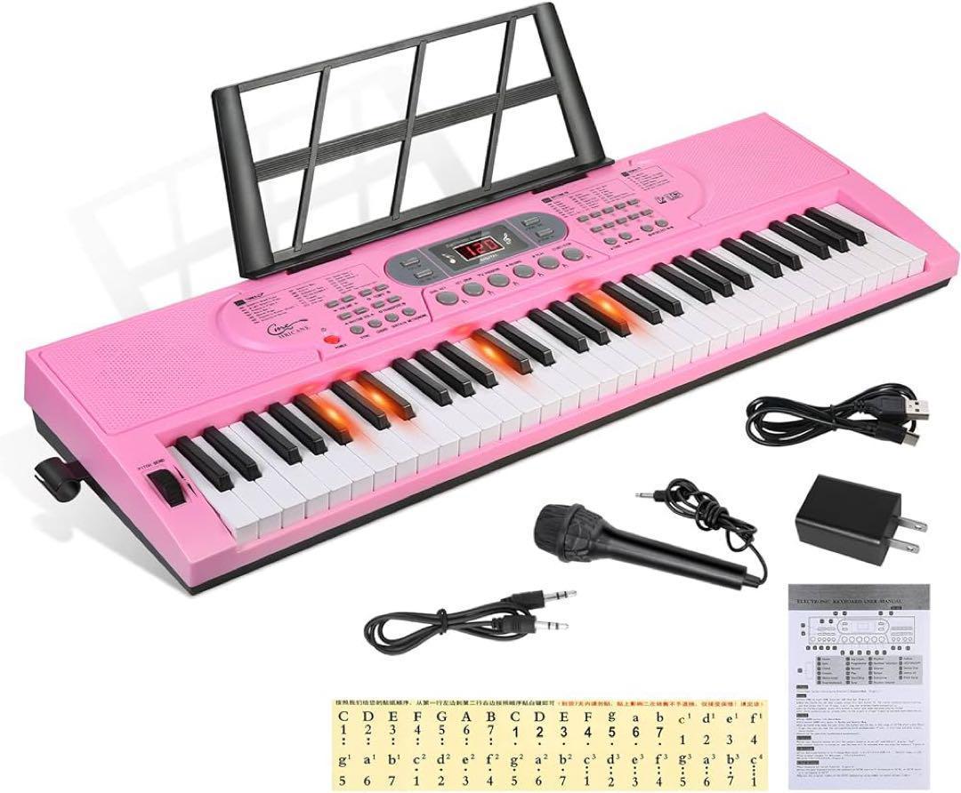 198 キーボード 200種類の音色 ヘッドホン対応 USBケーブル付き 198 キーボード 200種類の音色 ヘッドホン対応 USBケーブル付き