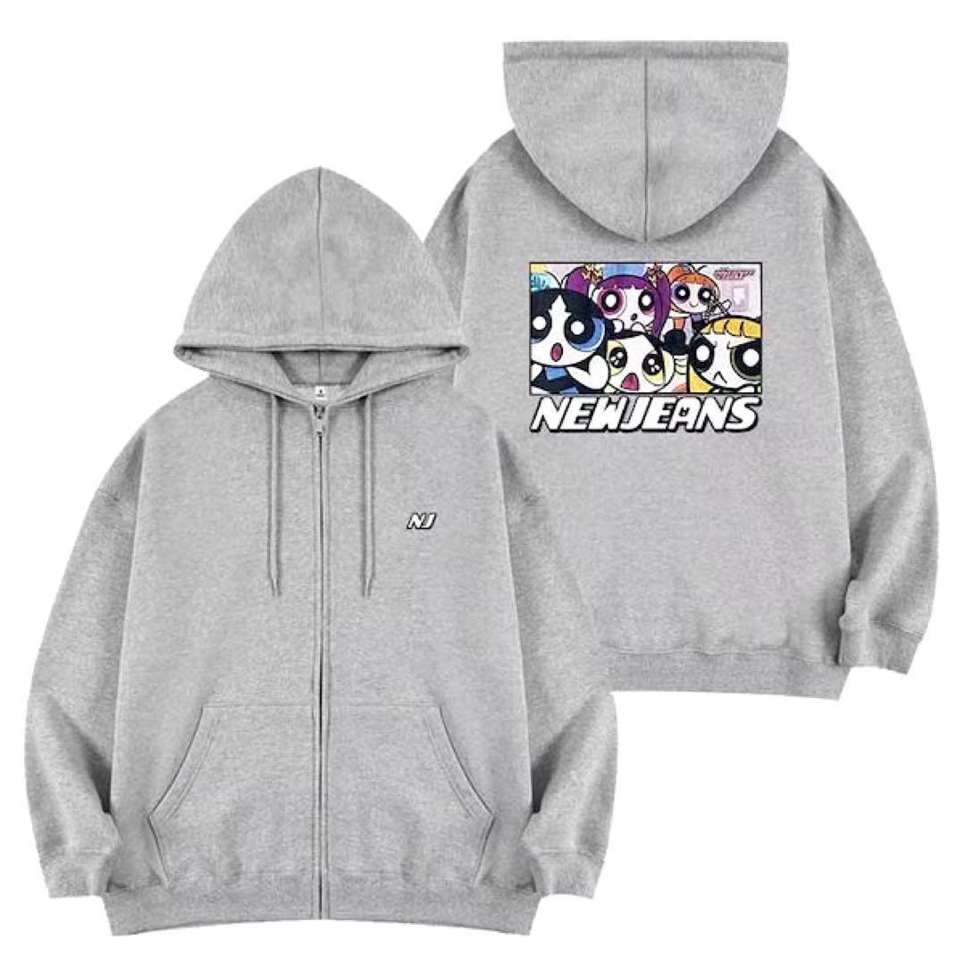 NEWJEANS パワーパフガールズ パーカー L NEWJEANS パワーパフガールズ パーカー L（新品】New Jeans