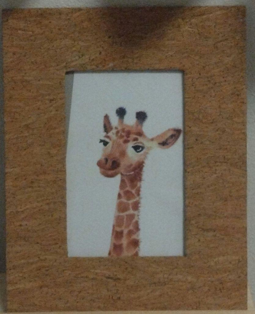 カラフルなキリンの手描き絵画 Giraffe] How to draw pen and colored pencil pictures, easy