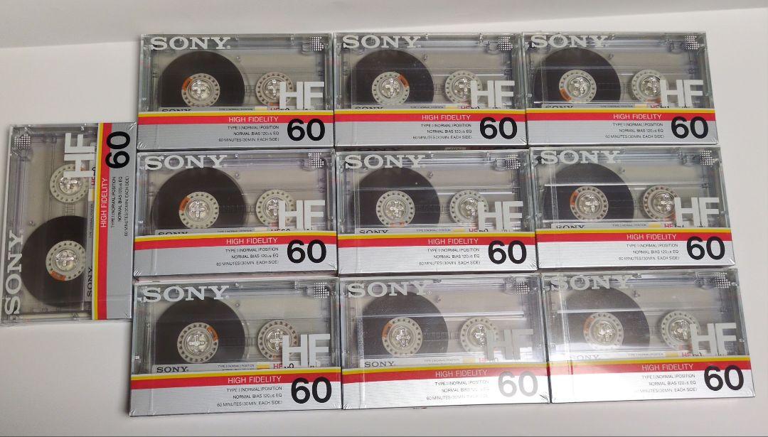 SONY HF 60 カセットテープ 60分 10本セット（楽天市場】ソニー