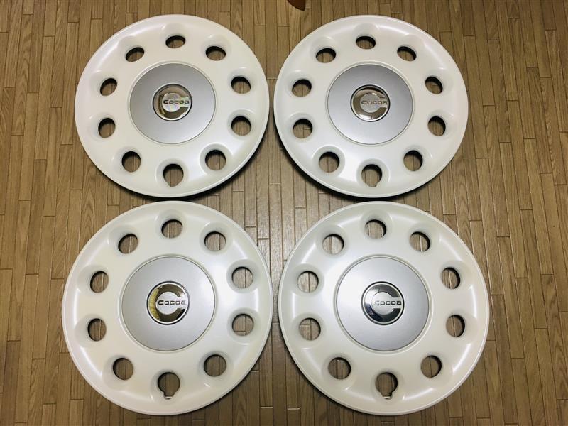 ダイハツ ミラ ココア 14インチ ホイールキャップ パール